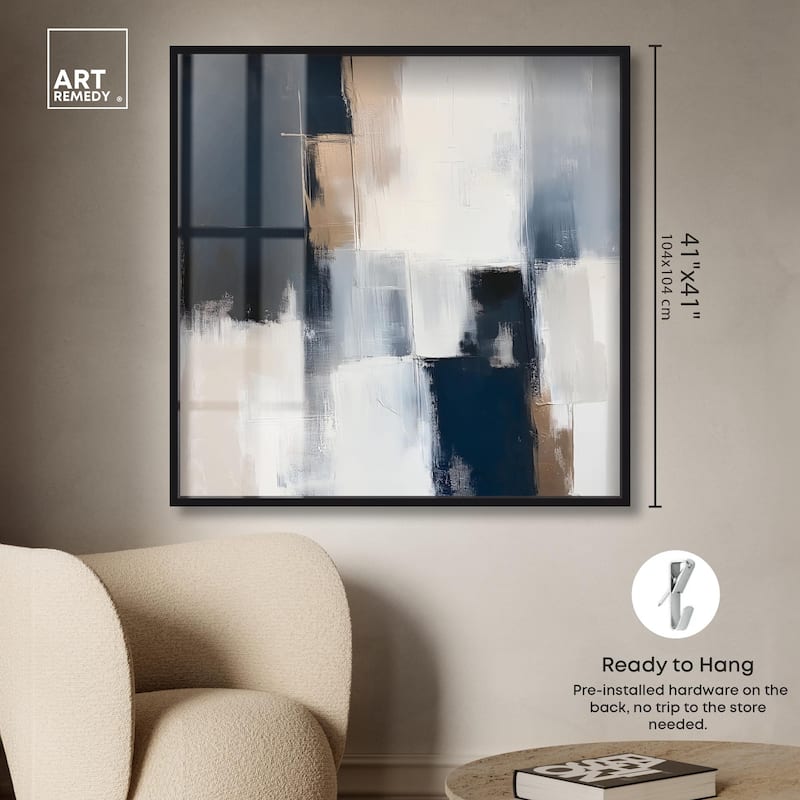 Blue Mood Depth II Shadowbox by Art Remedy