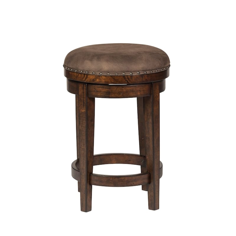Aspen Skies Russet Brown 4 Piece Console Set (1-Console 3-Stools)