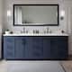 Option Dark Blue / White Quartz Top / Matte Black