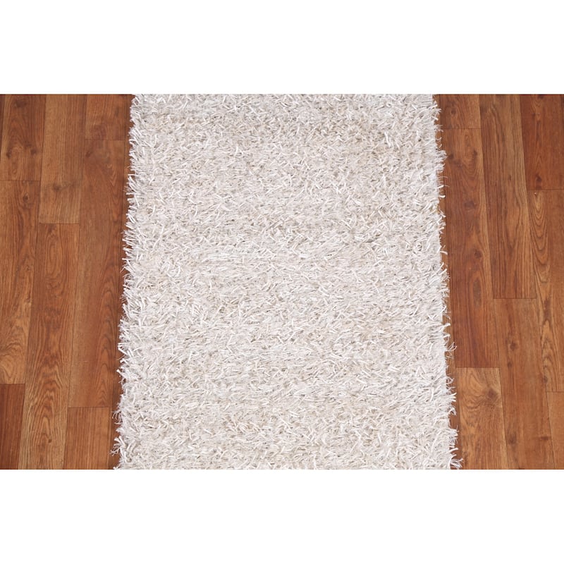 Abstract Contemporary Shaggy Oriental Home Decor Rug Bedroom Carpet - 2'0" x 3'8"