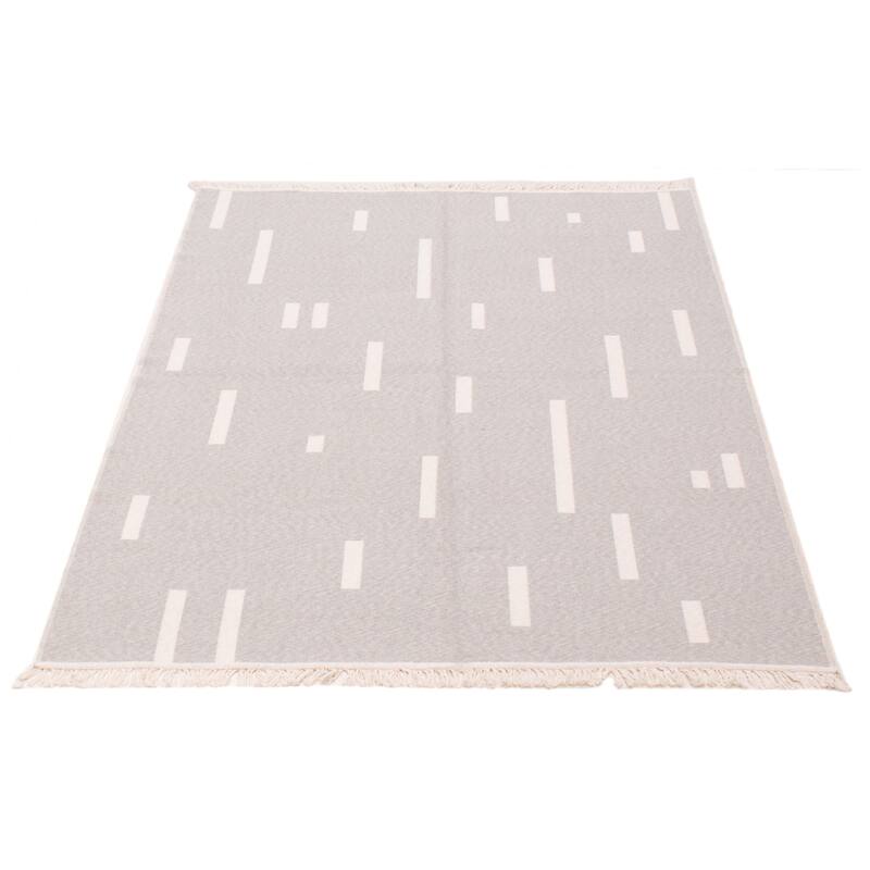 ECARPETGALLERY Flat-Weave Ankara III White Kilim