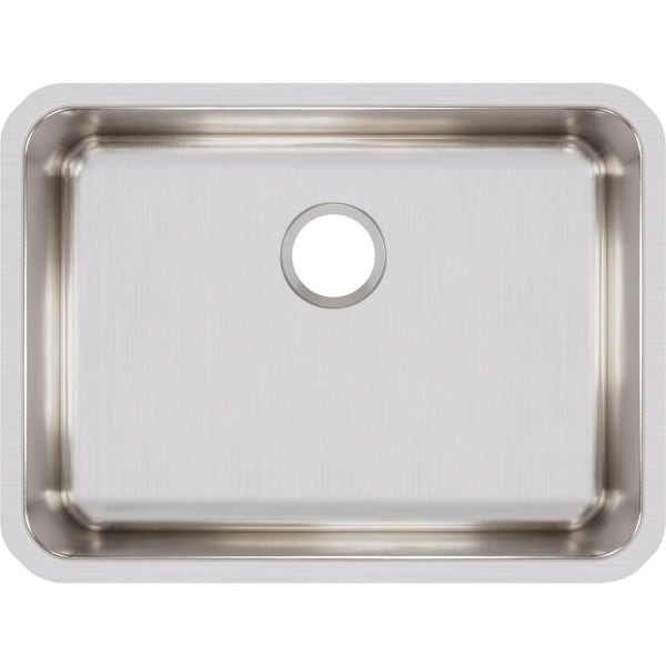 Elkay ELUH2317 Lustertone 25-1/2" Single Basin 18-Gauge Stainless Steel Kitchen Sink for Undermount Installations with