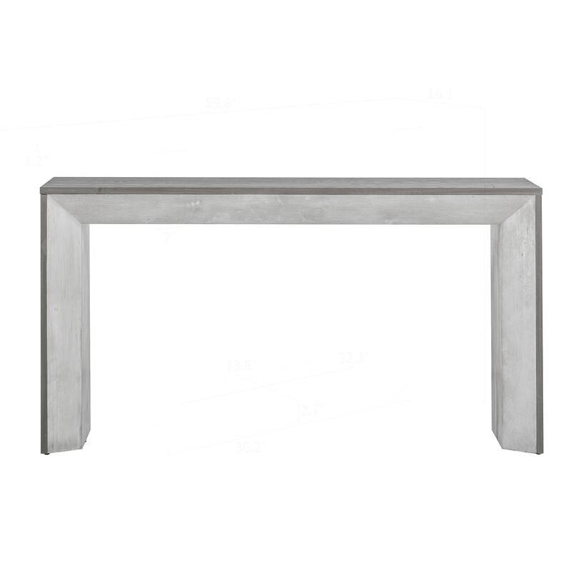 Versatile Elegant Console Table with Quality Wood Veneer