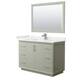 Option Light Green, Nickel Trim, Carrara Cult. Marble Top