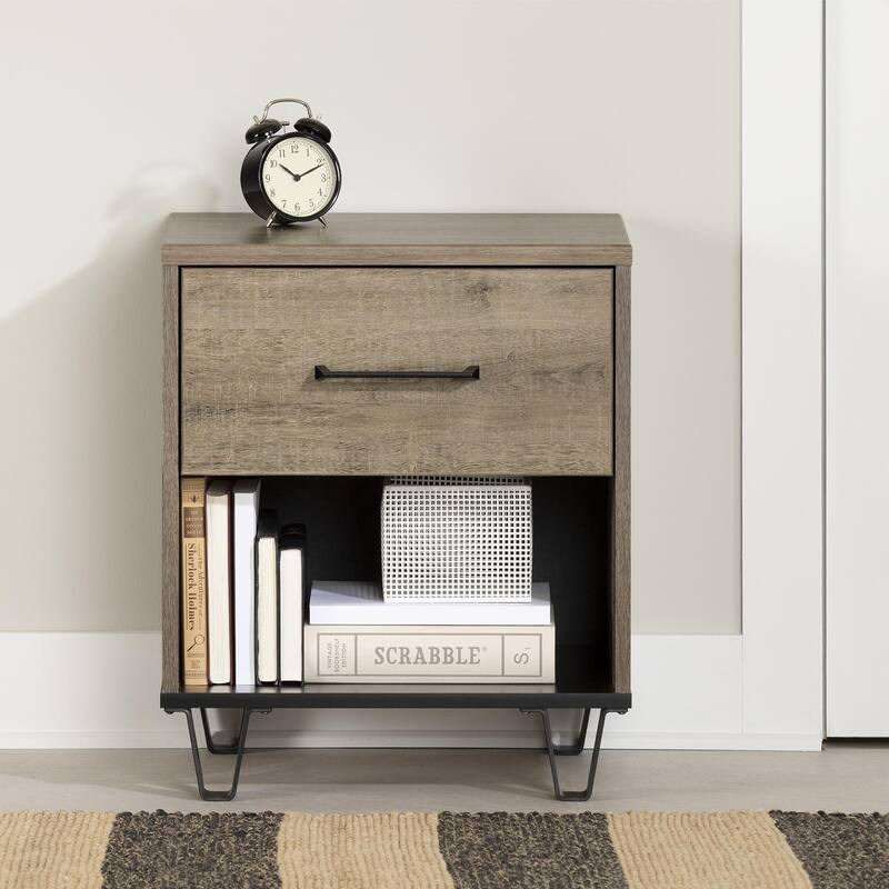 South Shore Arlen 1-Drawer Nightstand