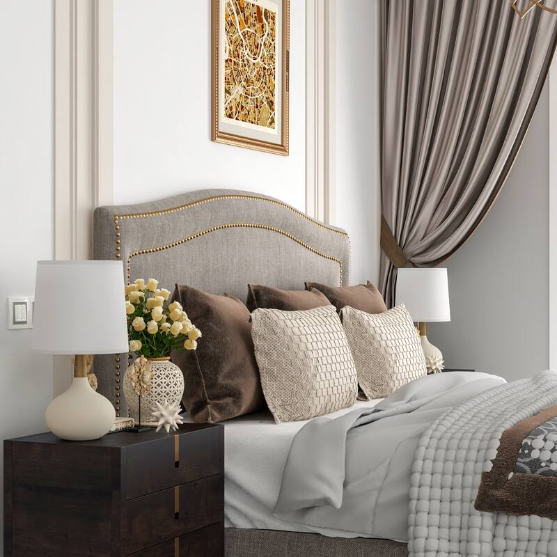 Maxax 14'' Ceramic And Wood Modern Table Lamp Set For Living Room/bedroom (Set of 2)