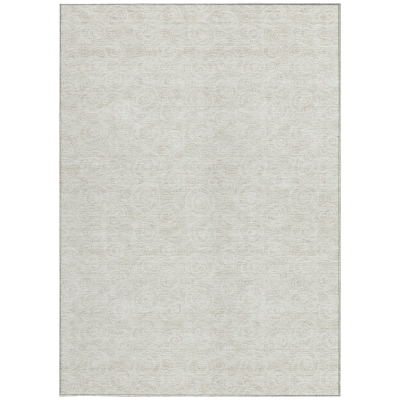 HomeRoots Geometric Transitional Rectangle Outdoor Rug