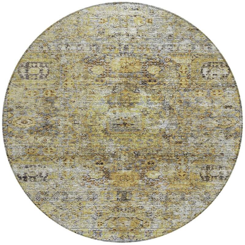 HomeRoots Floral Traditional Rectangle Outdoor Rug