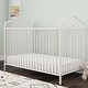 preview thumbnail 28 of 38, Novogratz Bushwick Metal Crib with Adjustable Mattress Height