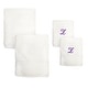 preview thumbnail 14 of 27, Sweet Kids 2-piece White Turkish Cotton Bath and Hand Towel Set with Lavender Purple Monogrammed Initial white/purple z