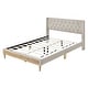 preview thumbnail 24 of 56, 4 Pcs Bedroom Sets Platform Bed with 2 Nightstands and Storage
