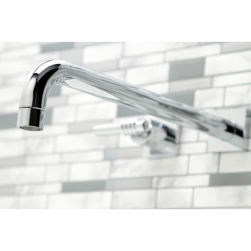 Kingston Brass Milano Wall Mounted Roman Tub Filler