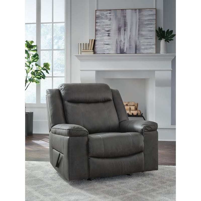 Signature Design by Ashley Chadstone Recliner - Gray