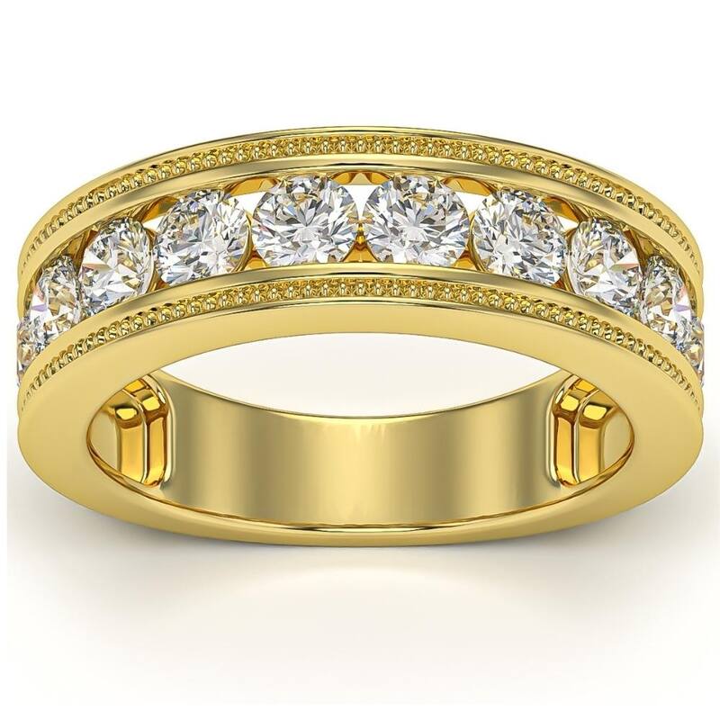 1 3/4Ct Diamond Men's Ring in 10k White, Yellow, or Rose Gold