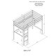 preview thumbnail 74 of 91, Modern Solid Wood Frame Loft Bed with Desk and Shelves