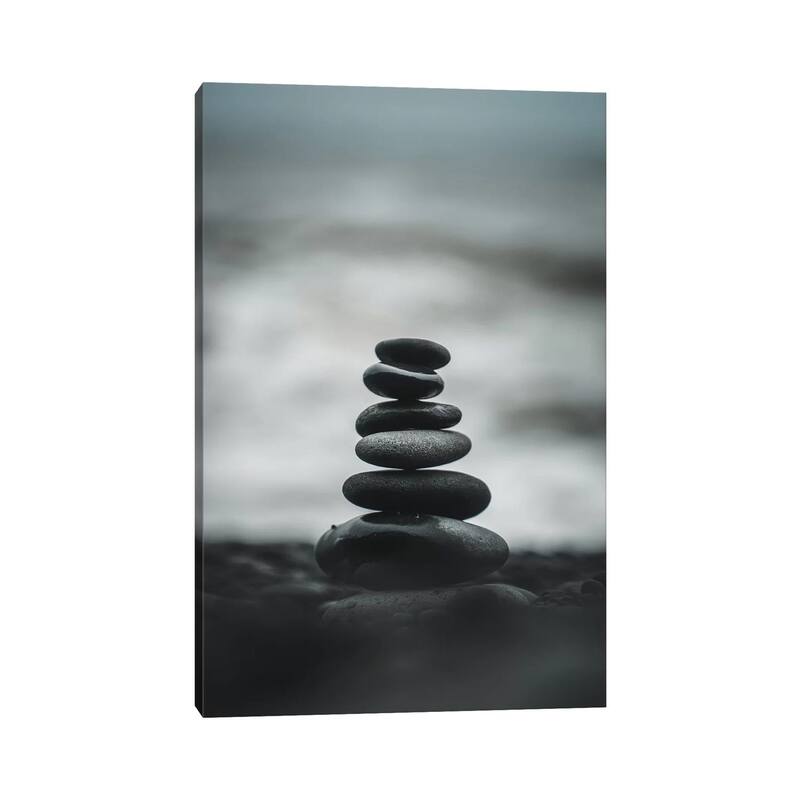 iCanvas "Black Sand Beach, Iceland" by Pixy Paper Canvas Print
