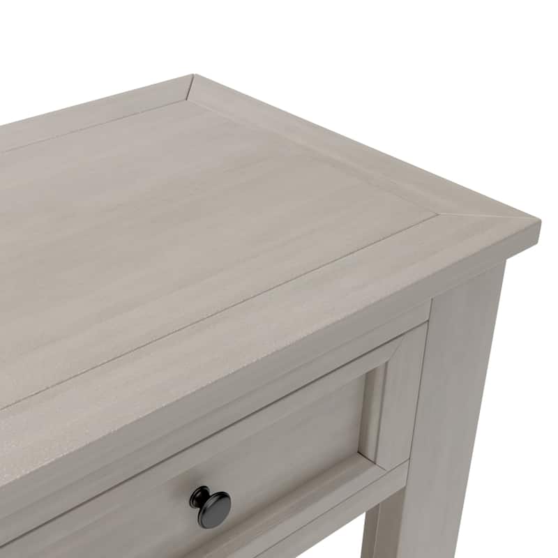 Modern Console Table/Sofa Table with Storage Drawers and Bottom Shelf for Entryway Hallway