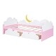preview thumbnail 8 of 32, Platform Bed with 2 Drawers, Clouds Decor