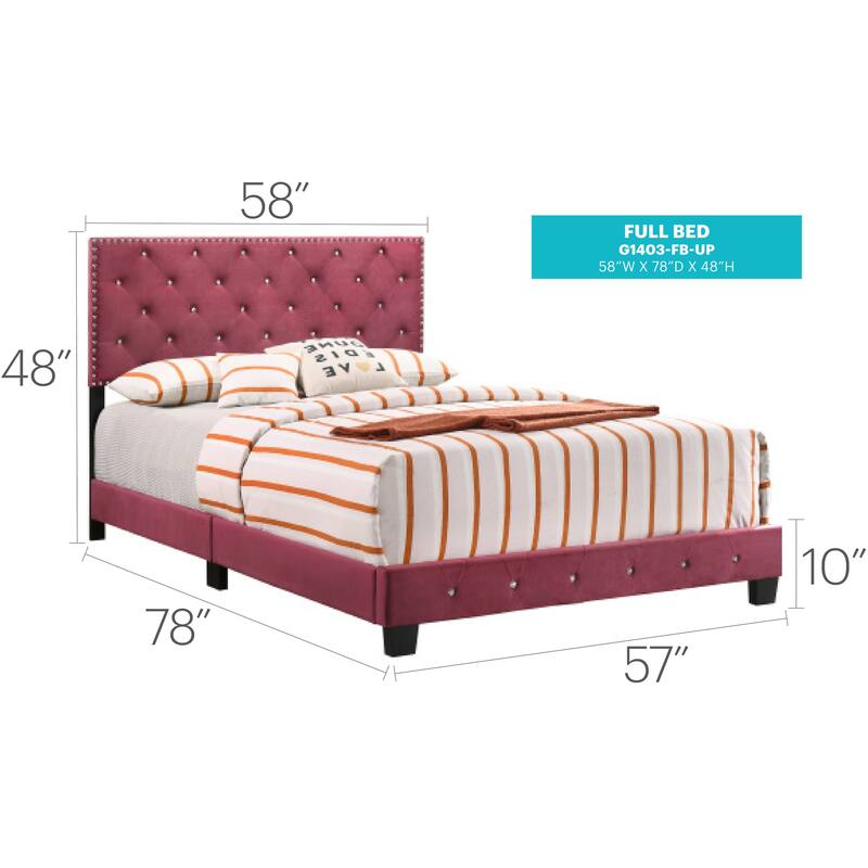 Charming Cherry Full Bed for Modern Bedrooms