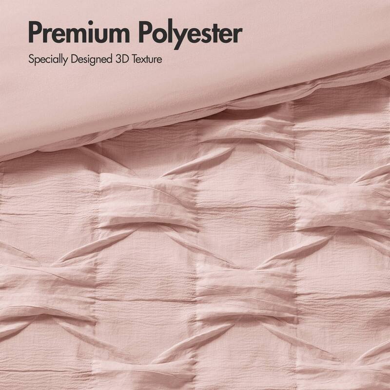Chelsea Square Bailey Diamond Pucker Woven Comforter Set