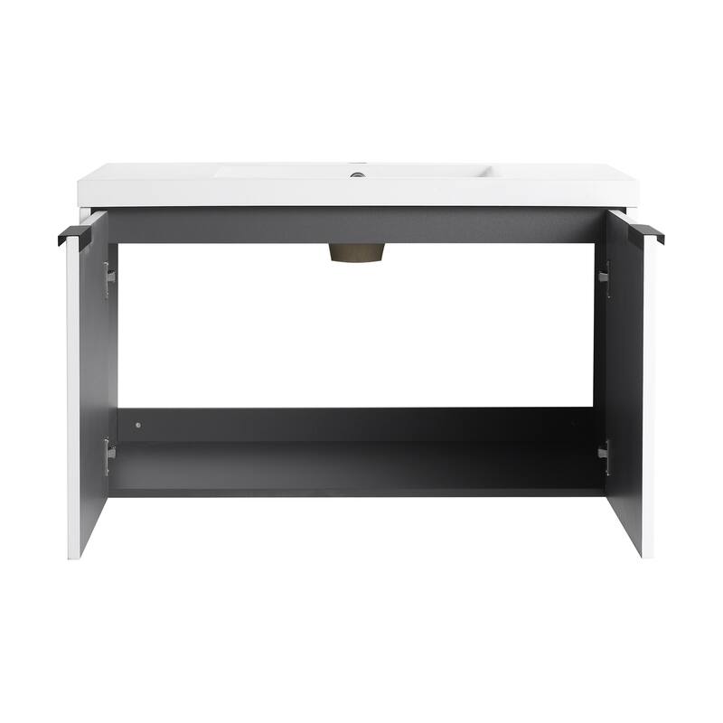 Beingnext 36"/48" Bathroom Vanity with Sink, Floating Bathroom Vanity with Soft Close Door
