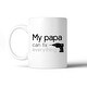 My Papa Fix White Coffee Mug Funny Fathers Day Gifts From Daughters
