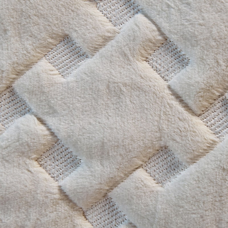 FauxFur Quilted Tatami 4-piece Bedspread Set