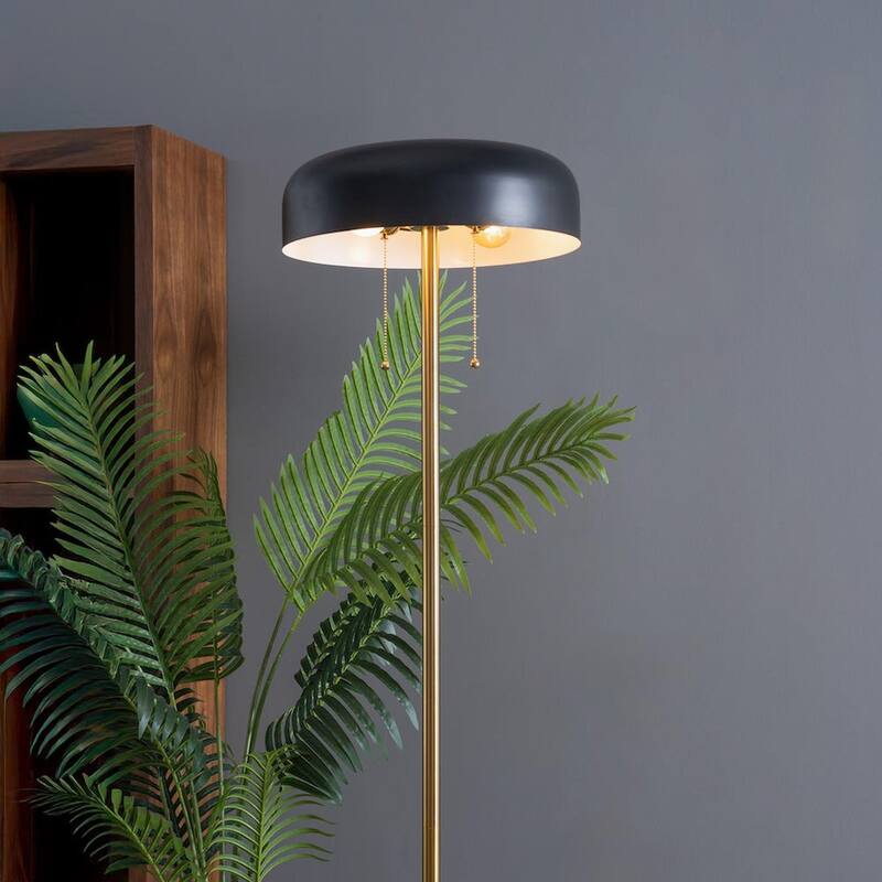 Modern Light Luxury Living Room Floor Lamp/High Angle Lamp - Black