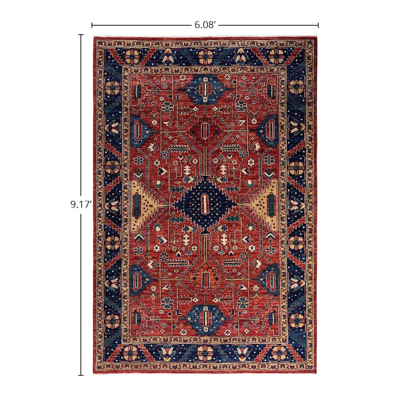 Serapi, One-of-a-Kind Hand-Knotted Area Rug - 6' 1" x 9' 2"