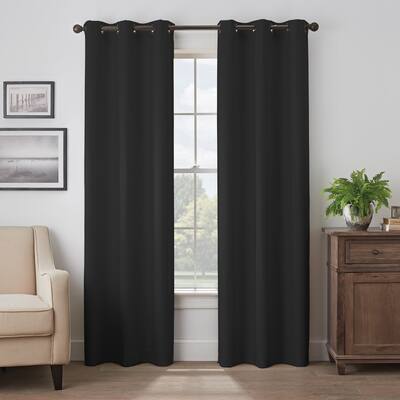 Eclipse Martina Solid Absolute Zero Max Blackout Window Panel