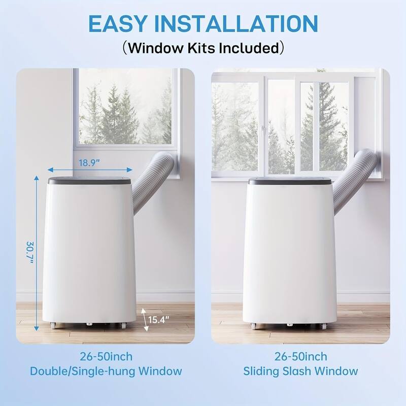 15000 Btus Portable Air Conditioner Cools Up to 850 Sq.ft. - N/A