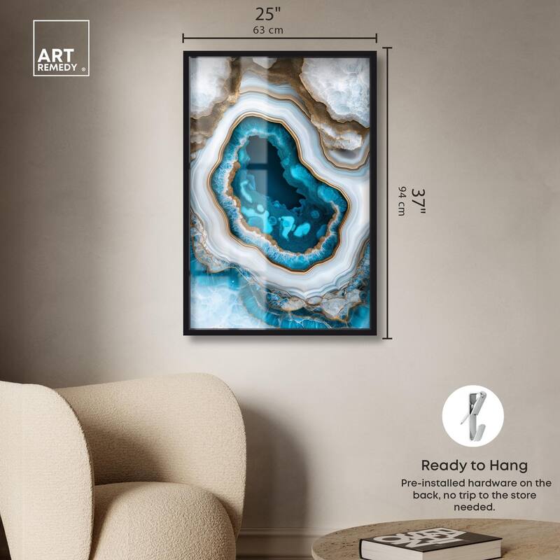 Gilded Geode Eye III Shadowbox by Art Remedy