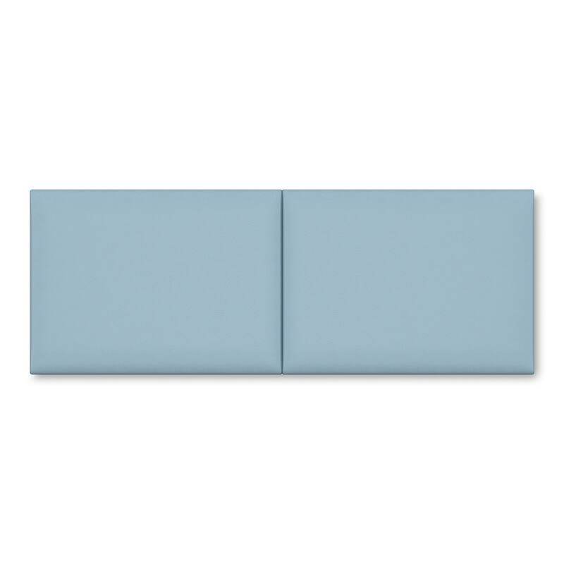 Jaxx Panelist Modern Padded Headboard in Premuim Vegan Leather - Set of 2 Wall Mounted Panels
