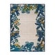 preview thumbnail 16 of 30, Contemporary Floral Border Indoor/Outdoor Area Rug