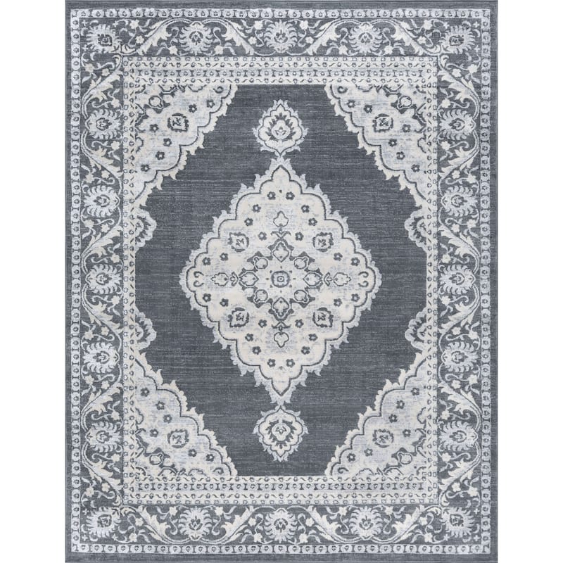 Carrington Shabby Chic Medallion Indoor Area Rug