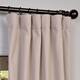 Heavy Faux Linen Single Curtain (1 Panel)