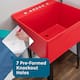 TEHILA Utility Sink Laundry Tub with Black High Arc Faucet and Soap Dispenser