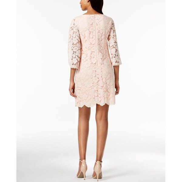Vince Camuto Floral Lace Shift Dress Switzerland, SAVE 37% - thinkway.id