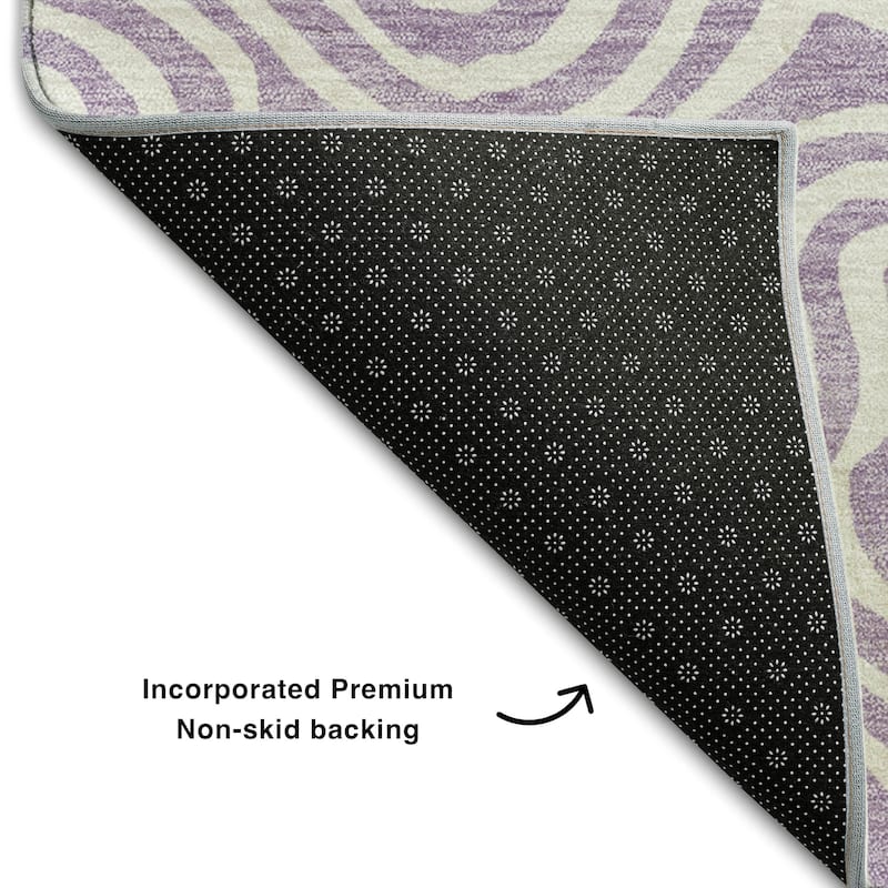 Premium Washable Super Soft Modern Trippy Mayfield Rug