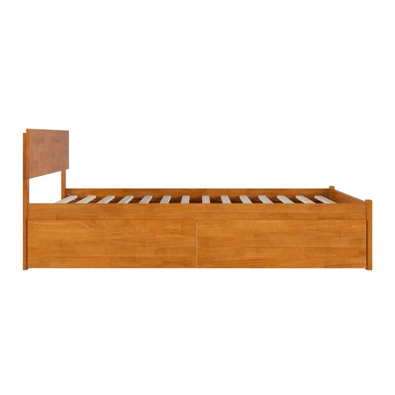 Orlando Platform Bed with Footboard and Storage Drawers