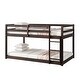 preview thumbnail 6 of 8, Elegant Twin over Twin Wooden Bunk Kids Bed with Ladder,with Bed Platform of Strengthened Slats