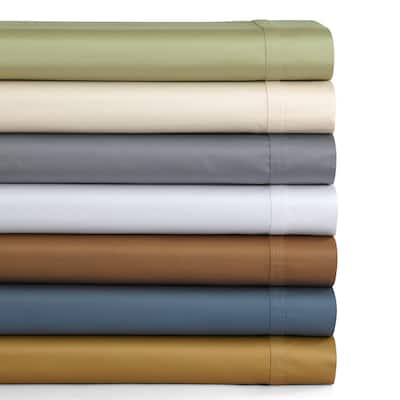 Egyptian Cotton 500 Thread Count Extra Deep Pocket Solid Bed Sheet Set