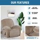 preview thumbnail 4 of 19, Enova Home Velvet Spandex Recliner Chair Slipcover with Elastic Bottom Side Pocket