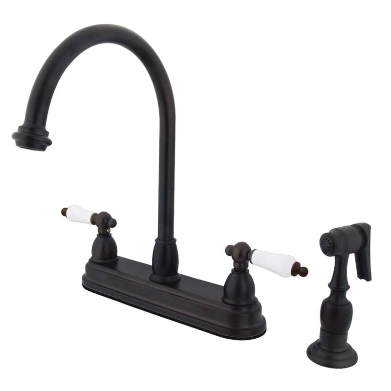 Kingston Brass Restoration Centerset Kitchen Faucet - Oil Rubbed Bronze