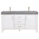 preview thumbnail 74 of 99, Leon 60 in. Double Bathroom Vanity with Composite Stone Top