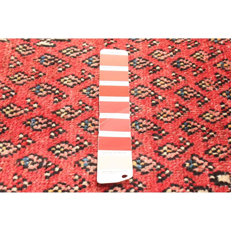 ECARPETGALLERY Hand-knotted Andelz Red Wool Rug - 4'2 x 6'8