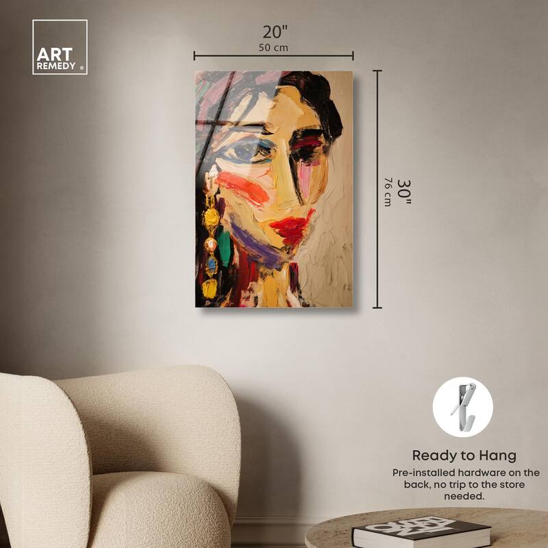 Colorful Expression I Acrylic by Art Remedy, Ready to Hang