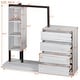 preview thumbnail 16 of 33, Modern Wardrobe Closet with Drawers Shelves and Cabinets Storage Organizer - 55.30"L