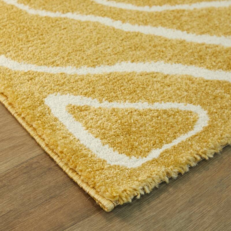 Pollock Modern Abstract Area Rug