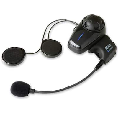 Sena SMH10-11 Motorcycle Bluetooth Headset Intercom, Single - Black